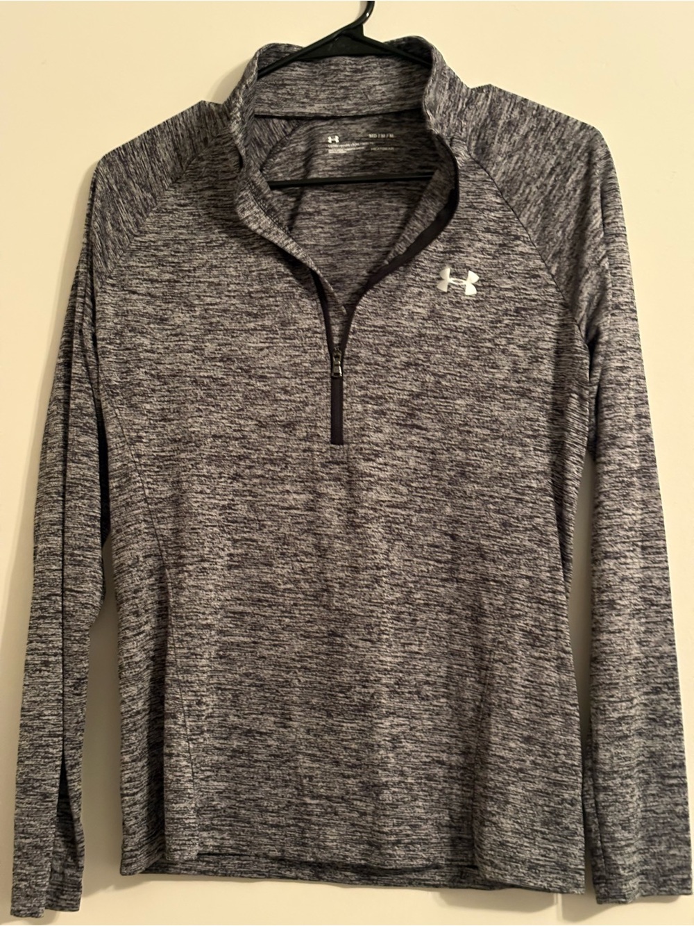 Under Armour Women's Gray Heathered HeatGear Pullover